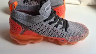 Zapatillas Nike Air Vapormax Gris Naranja