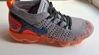 Zapatillas Nike Air Vapormax Gris Naranja