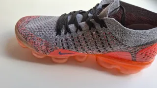 Zapatillas Nike Air Vapormax Gris Naranja
