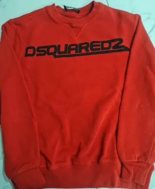 Sudadera DSquared2 niño 12 años roja