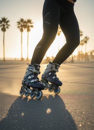Patines en línea Rock 100 Talla 40 Como Nuevos