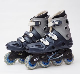 Patines en línea Rock 100 Talla 40 Como Nuevos