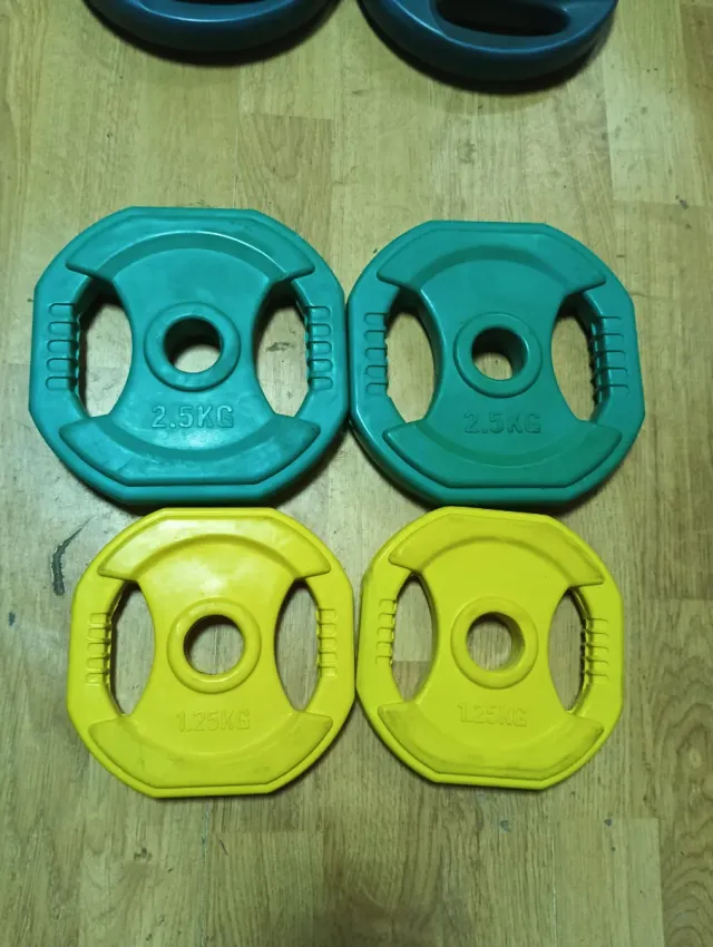 Discos de pesas 2.5kg y 1.25kg