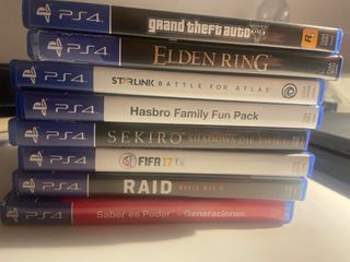 PS4 (PlayStation 4) Negra + Juegos