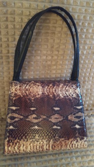 Bolso de mano tonos marrones