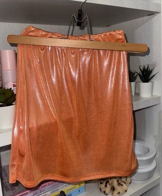 Completo top + gonna lucida