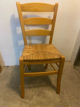 Mesa de cocina madera con sillas