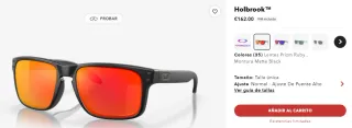 Gafas de sol Oakley Holbrook Negras Naranja