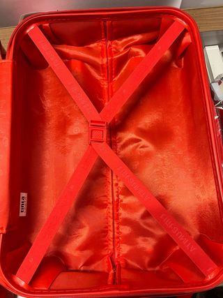 Trolley Cabina TintaUnita Rosso Lucido