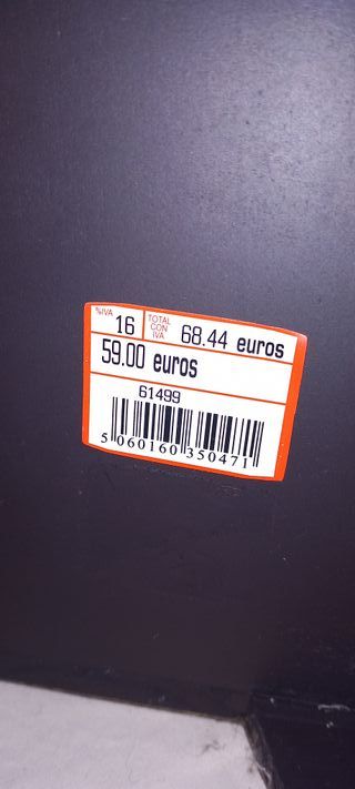 Botellero de cuero marrón