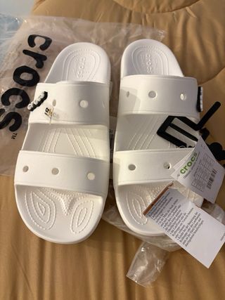 Chanclas Crocs Blancas Talla 46