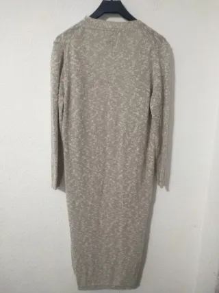 Cárdigan Massimo Dutti Beige Largo