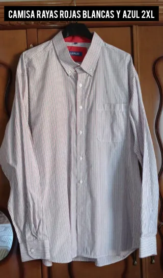 Camisa de vestir de manga larga para hombre