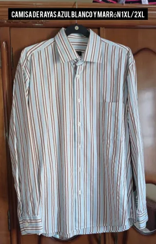 Camisa de vestir de manga larga para hombre