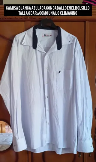 Camisa de vestir de manga larga para hombre