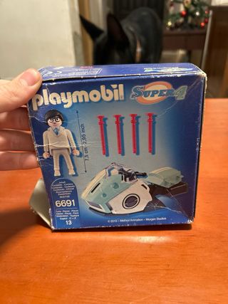 Playmobil Super 4 Profesor y Moto 6691