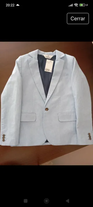 Chaqueta Americana Niño Azul