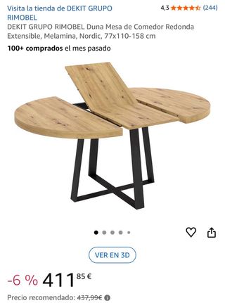 Mesa de Comedor Extensible Nueva