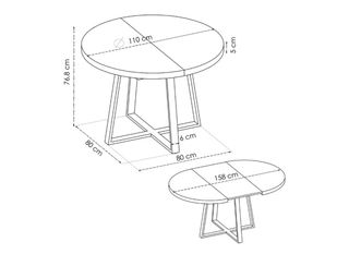Mesa de Comedor Extensible Nueva