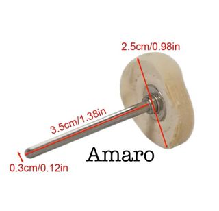 5 Discos/Almofadas/Rodas de Polimento para Dremel(