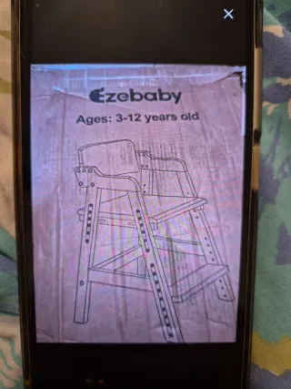 Trona madera Ezebaby ajustable 6 niveles