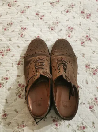 Zapatos Oxford Massimo Dutti Marrones