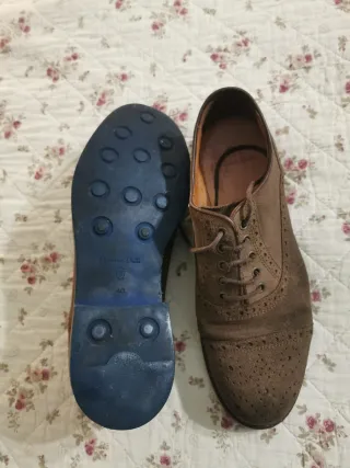 Zapatos Oxford Massimo Dutti Marrones