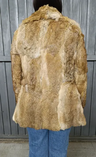Abrigo de piel de zorro