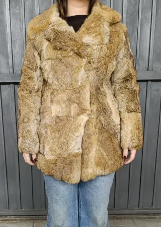 Abrigo de piel de zorro