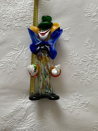 Figura artesanal, Payaso Cristal Murano