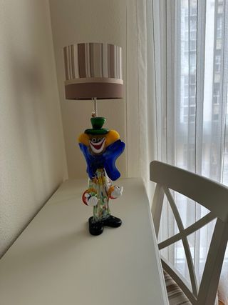 Figura artesanal, Payaso Cristal Murano