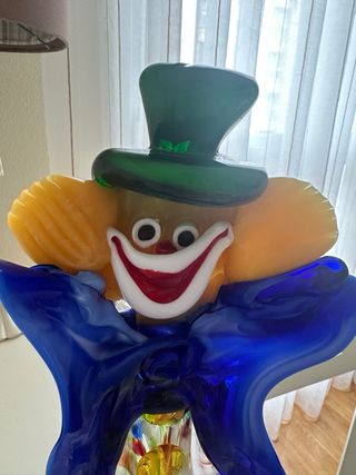 Figura artesanal, Payaso Cristal Murano