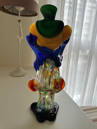 Figura artesanal, Payaso Cristal Murano