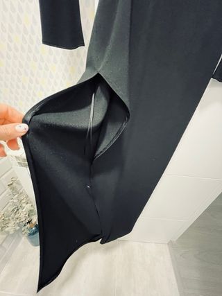 Vestido fiesta Zara negro