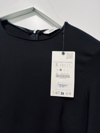 Vestido fiesta Zara negro