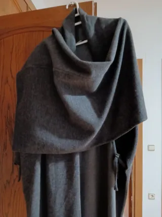 Capa Purificación García Mujer Gris Talla Única