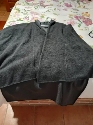 Capa Purificación García Mujer Gris Talla Única