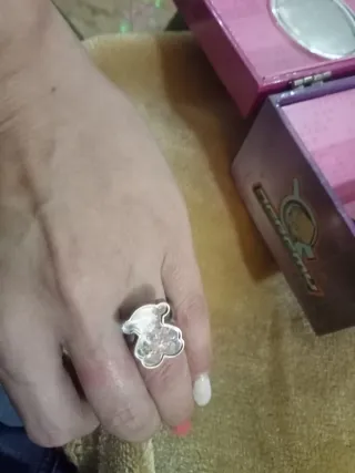 Anillo Tous Oso Multicolor Plata