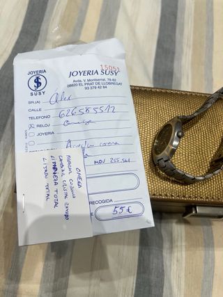 Reloj Omega Seamaster Titane Oro/Plata