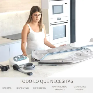 Botas de compresión de aire para piernas.