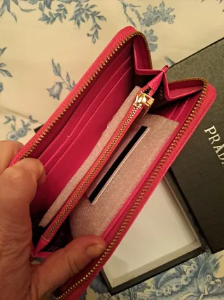 Portafoglio Prada Fucsia