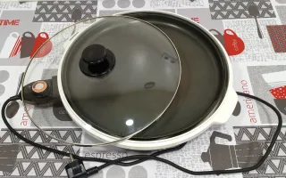 Paellera Eléctrica con Tapa