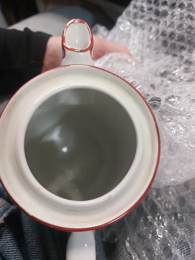 Chocolatera Porcelana París 1920