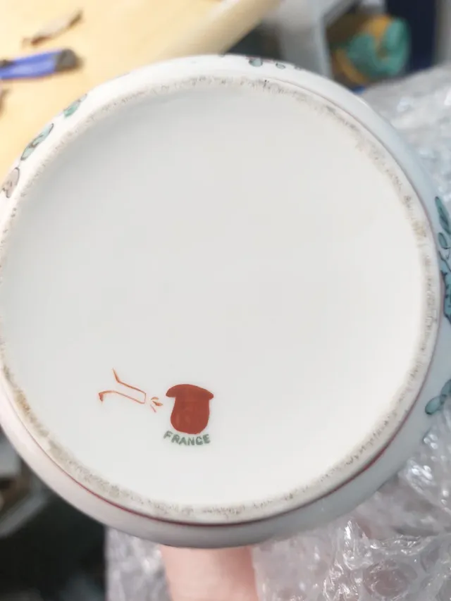 Chocolatera Porcelana París 1920