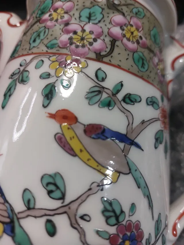 Chocolatera Porcelana París 1920