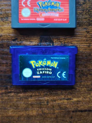 Pokémon Zafiro y Mundo Misterioso GBA Español