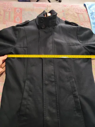 Chaqueta Zara Man 3/4 Talla M Negra