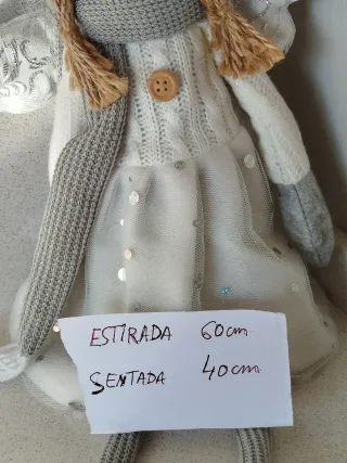 Muñeca Grande Navidad Angel