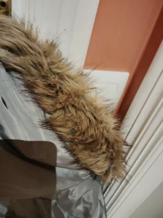 Chaquetón gris talla S