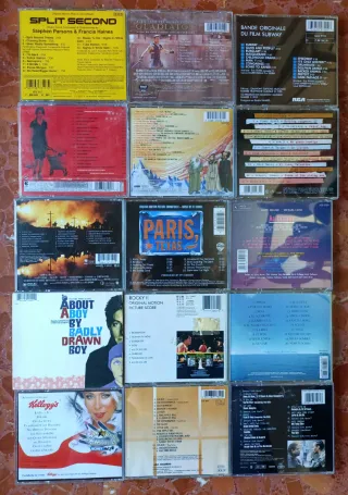 LOTE 15 BANDAS SONORAS. CD